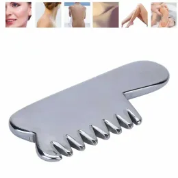 제품 빗 자연 에너지 석재 Terahertz 마사지 Guasha Gua Sha Board Comb V Face Beauty Comb Head Fatigue Massage Comb 빗