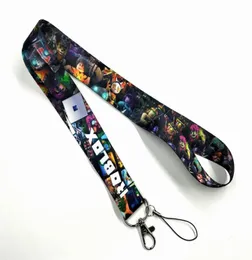 Mehrfarbige Anmie Game Lanyard Straps Tasche Auto Schlüsselanhänger Ausweis Pass Gym Handy Abzeichen Kinder Schlüsselanhänger Halter Spiel Schmuck dhgate4080703