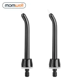 Ирригатор 2 пародонта карманных кончиков с Mornwell D50BS Water Flosser Oral Irrigator для брекетов и отбеливания зубов