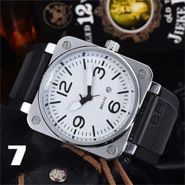 42% OFF watch Watch Three stitches mens Quartz Top luxury Rubber belt Relogio Men fashion accessories BR calendar