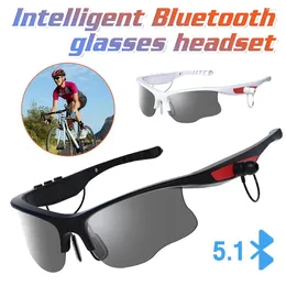 Luxus Smart Radfahren Sonnenbrillen Mit Drahtlose Bluetooth Kopfhörer Polarisierte Sonnenbrille Fahren Angeln Brillen UV400