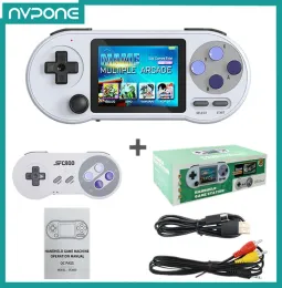 Spelare HD SF2000 Retro Handheld Game Console Mini Portable Game 10000 Games Kids IPS Console Player för Everdrive SNES GBA Game Machine