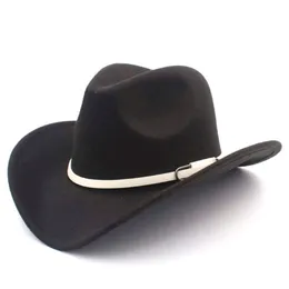 Western Cowboy unisex dorosły nowa czapka modowa bukle na zewnątrz Jazz panama szeroki brzegi fedora dla mężczyzn na plaży sombrero hats2802