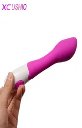 2017 New Big Head Silicone GSpot Dildo Vibrator Body Massager 30 Speed ​​Waterproof Oral Clit Bullet Vibrator Women Erotic Toys 0705555973