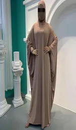 Muslim Prayer Garment Abaya Women Hijab Dress Burka Niqab Islamic Clothing Dubai Turkey Formal Namaz Long Khimar Jurken Abayas6920752