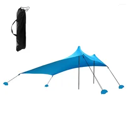 Tents And Shelters Beach Tent Sun-Shelter Canopy With Sandbag Anchors Spring Summer Shade Sun For Camping 210 160 150cm