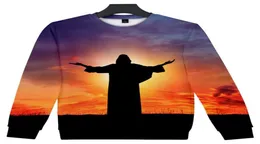 KELUOXIN Moda 3D Felpe Monte Gesù Brasile Felpa Donna Uomo Pullover Harajuku Hip Hop Credenza cristiana Abbigliamento5587180