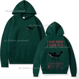 cactus jack Felpe con cappuccio da uomo Felpe Cactus Jack Felpa con cappuccio Uomo Donna Stampa fronte-retro LOOK MOM I CAN FLY Moda unisex Hip Hop Streetwear 426