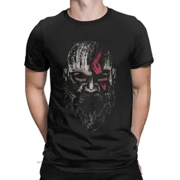 メンズスーツA1017 Kratos Tシャツ男性用ヴィンテージピュアコットングラフィックTシャツGod of War Sime Smoleve Clothing Printed Tops