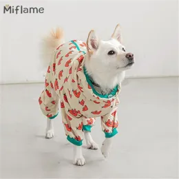 Impermeabili Miflame Cani con cappuccio Impermeabile Stile coreano Costume da compagnia Cartone animato Cani di taglia media Vestiti Satsuma Labrador Vestito impermeabile da cucciolo