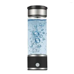 Weingläser Spe Pem-Technologie Ionisator Tragbarer Wasserstoff-Wassergenerator für Home-Office-Reisen 420 ml gesunde Maschinenflasche