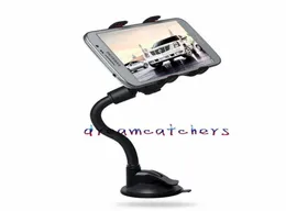 Universal Long Arm 360 -graders roterande bil Vindrutan Flexibel sugkoppmontering Standhållare Swivel för iPhone Samsung LG Cell PH4973933