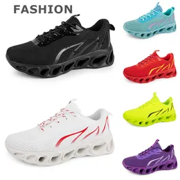 Erkekler Kadınlar Koşu Ayakkabı Siyah Beyaz Kırmızı Mavi Sarı Neon Yeşil Gri Erkek Eğitmenler Spor Moda Açık Atletik Spor ayakkabıları Eur38-45 Gai Color44