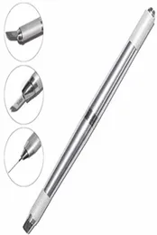 영구 메이크업 머신을위한 1 PC Tebori Microblading Pen의 전문 3 Silvergolden Manual Eybrow Pen 메이크업 문신 키트 4814119