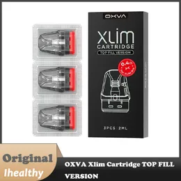 OXVA Xlim (V3) Cartucho de cápsula versão de preenchimento superior 2ml capacidade 0,6ohm/0,8ohm/1,2ohm/0,4ohm Compatível com produtos da série Xlim (exceto Xlim C, bobinas intercambiáveis)