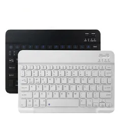 10 -calowy rozmiar Slim Portable Mini Wireless Bluetooth klawiatura dla tabletu Laptop Smartphone Android Universal Klawiatura bezprzewodowa 4631150