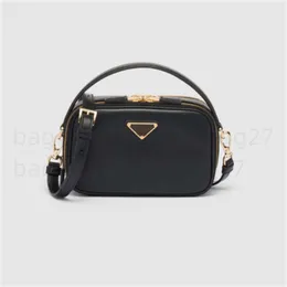 Shoulder Bags Women Odette Camera Bag Designer P Handbag Luxury Black Brown Shoulder Bag Cow Leather Mini Crossbody Bag Fashion Style Mini Purses Triangle