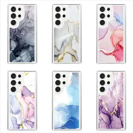Marble Pattern TPU Case Fashion Designer Phone Shell For iPhone 15 Pro Max 15 Plus 14Pro 13 12 11 Samsung S24 Ultra