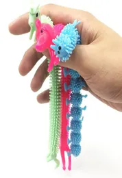 Fidget sensory zabawka linowa TPR stres dla zabawki Dekompresyjne liny ciągnące stres i lęk Zabawki DIY Elastyczne klej stre9351469