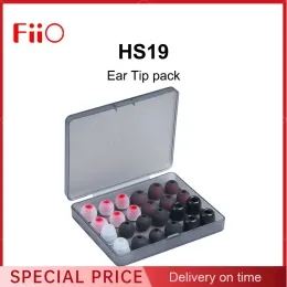 Tillbehör FIIO HS19 Silikon ersättande öron Tip Pack Eartips 12 par för FIIO FD11 FH1S FD3 Pro