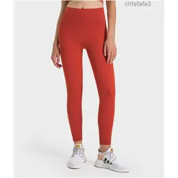 Lu Pant Align Pantaloni alti Outdoor Jogging Palestra Leggings in vita Fitness Collant sportivi a costine Abbigliamento donna Offerta Spedizione gratuita Yoga Lemon Ll Donna AG87