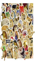 50pcs karikatür komik köpek meme çıkartmaları DIY bagaj dizüstü bilgisayar kaykay motosiklet çıkartmaları 58869160