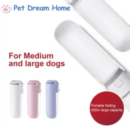 Feeding Foldable Pet Dog Water Bottle For Dogs Cats Travel Puppy Drinking Bowl Cup Outdoor Pets Water Feeder Portable Moderate Large Dog