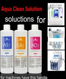 Microdermabrasion Aqua Peeling Solution AS1 SA2 AO3 -flaskor 400 ml per flaska hydra ansikts dermabrasion för normal hud9890420