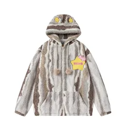Giacca in cotone Star Kabi con giacca in cashmere di agnello ispessito e felpato per uomo e donna in inverno