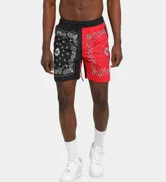 Plus Size Paisley Jacquard Shorts Men Hip Hop Summer Streetwear Embroidery Shorts Bandanna Fashionable Loose Casual Knee Length7094616