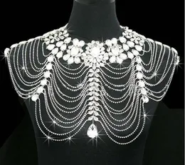 Collana di perle con strass da sposa Orecchini Set di gioielli da sposa da sposa Accessori da sposa Abito da sposa per capelli fornitura per feste HT037984013