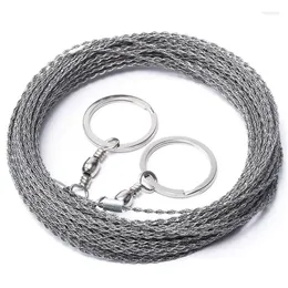 Ferramentas manuais Outdoor Hand-Dn Rope Saw 304 Fio de Aço Inoxidável Cam Life-Saving Woodworking Super Fine 5M Drop Delivery Mobiles Motorcy Dhfyr