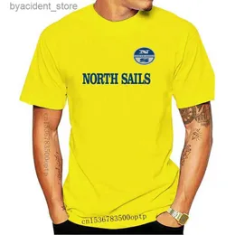 Men's T-Shirts New North Sails BlackWhite T-shirt Size S - 3 XL dw1 L240304