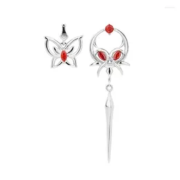 Dangle Earrings Tian Guan Ci Fu Drop Stud Earring Women Heaven Official Blessing Anime Long Pendant Earings Ladies Jewelry Silver Color