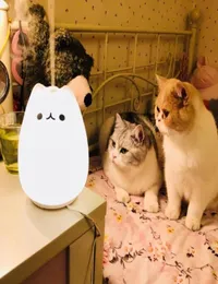 Helt ny Znt Cute Cat Firidifier Ultrasonic Spray Aromatherapy Machine Breathing Lamp Desktop luftfuktare för gåva Halloween Cat4059044