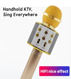 Microphone Professional Bluetooth Wireless Microphone Speaker Handheld Microphone Karaoke Mic Micro Singing Microfone sem fio7615961