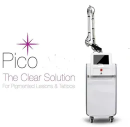 Rimozione originale del tatuaggio laser PicoSecond Trattamento delle rughe e delle macchie della pelle Rimozione delle lentiggini del tatuaggio Il laser Pico risolve tutti i pigmenti 755 1064 532 macchina di bellezza