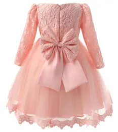 Inverno bebê menina vestido de batismo infantil vestido de princesa 1º aniversário roupas crianças festa vestir vestido menina formal vestido y17088230