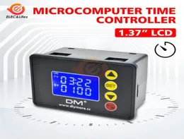 Timery 137 -calowe programowalny cyfrowy przełącznik przełącznika timera DC 12V 24V 20A AC 110V 220V 10A Kontroler czasu Opóźnienie Moduł 98880229