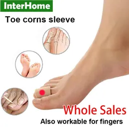 Foot Corns Wear Fiber Sleeve with Gel Feet Finger Eyelet Tailoring Posture Corrector Ortast Toes Valgus Correction Foot Care4907521