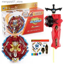 Beyblades Metal Fusion 2022 Hot DB Hot Crack Gyro Toy Launcher Alloy Combat Gyro Fire Card Burst Toy Bu Gyro B-200 Xiphoid Sacred Sword Launcher L240304