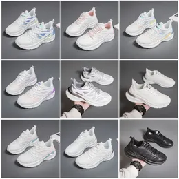 Women Shoes Men Classic Handing New Running Flat Shoes Soft Sole Fashion White Black Pink Bule bekväm sport Z323 GAI