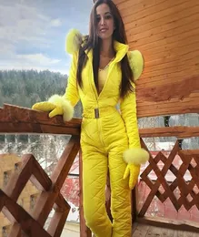 겨울 재킷 여자 2019 패션 캐주얼 두꺼운 스노우 보드 스키복 야외 스포츠 지퍼 스키복 카사코스 데 인버 르노 페미니노 7556155