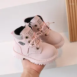 Boots Children Casual Shoes Autumn Winter Warm Ankle Kids Snow Boys Fashion Leather Soft Girls Sport Running