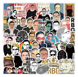 50PCSLOT RBG RUTH BADER GINSBURG STICKERS Vattentäta dekaler för vattenflaskor Laptopklippsbok Bagage Bumper Skateboard Bi9805497