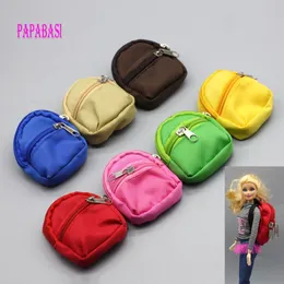 1PCS Dolls Bag Accessories backpack For Barbie Doll For BJD 1 6 blyth doll Gift1980