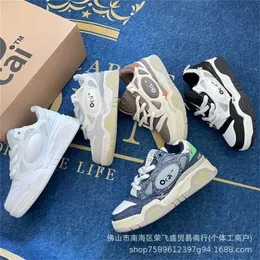 Спортивная 2024 Высококачественная новая универсальная повседневная спортивная обувь Ocai Liu Haoran на такой же толстой подошве с приподнятой конопляной веревкой для пар