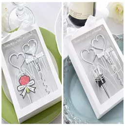 20Pcslot10boxes Wedding reception gift of Cheers to a Great Combination Wine Set Party favors Bride and Groom bottle opener sto8170603