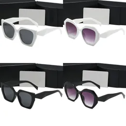 Occhiali da sole in metallo con lettere firmate occhiali da sole polarizzati da donna retrò durevoli multicolori lentes de sol outdoor nero bianco occhiali da sole di lusso alla moda PJ021 F4