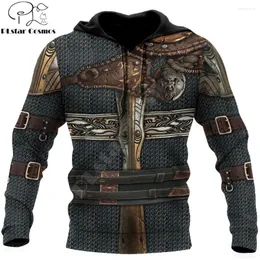 Men's Hoodies Chain Armor 3D Printing Mens Hoodie Unisex Cosplay Sweatshirt Autumn Streetwear Casual Jacket Tracksuit KJ743